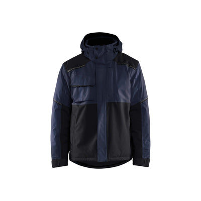Blaklader 48811987 Workwear Winter Jacket Dark Navy Blue/Black Main #colour_dark-navy-black