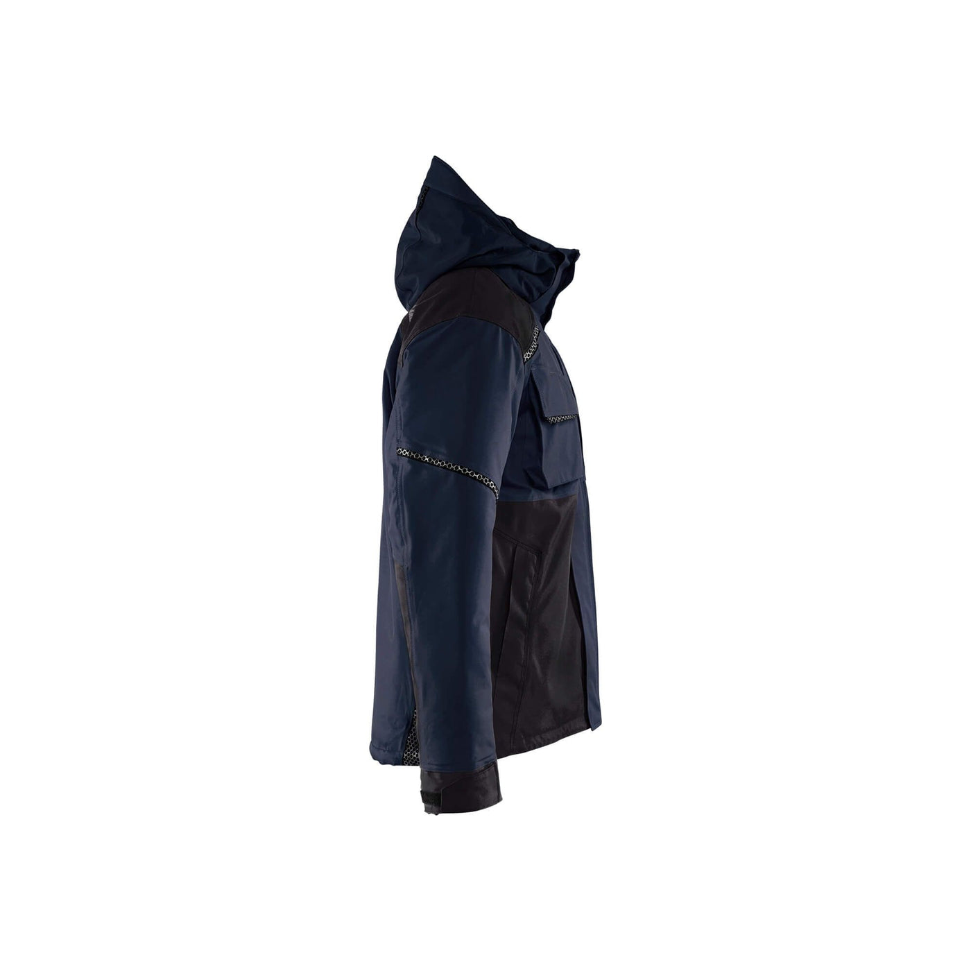 Blaklader 48811987 Workwear Winter Jacket Dark Navy Blue/Black Right #colour_dark-navy-black