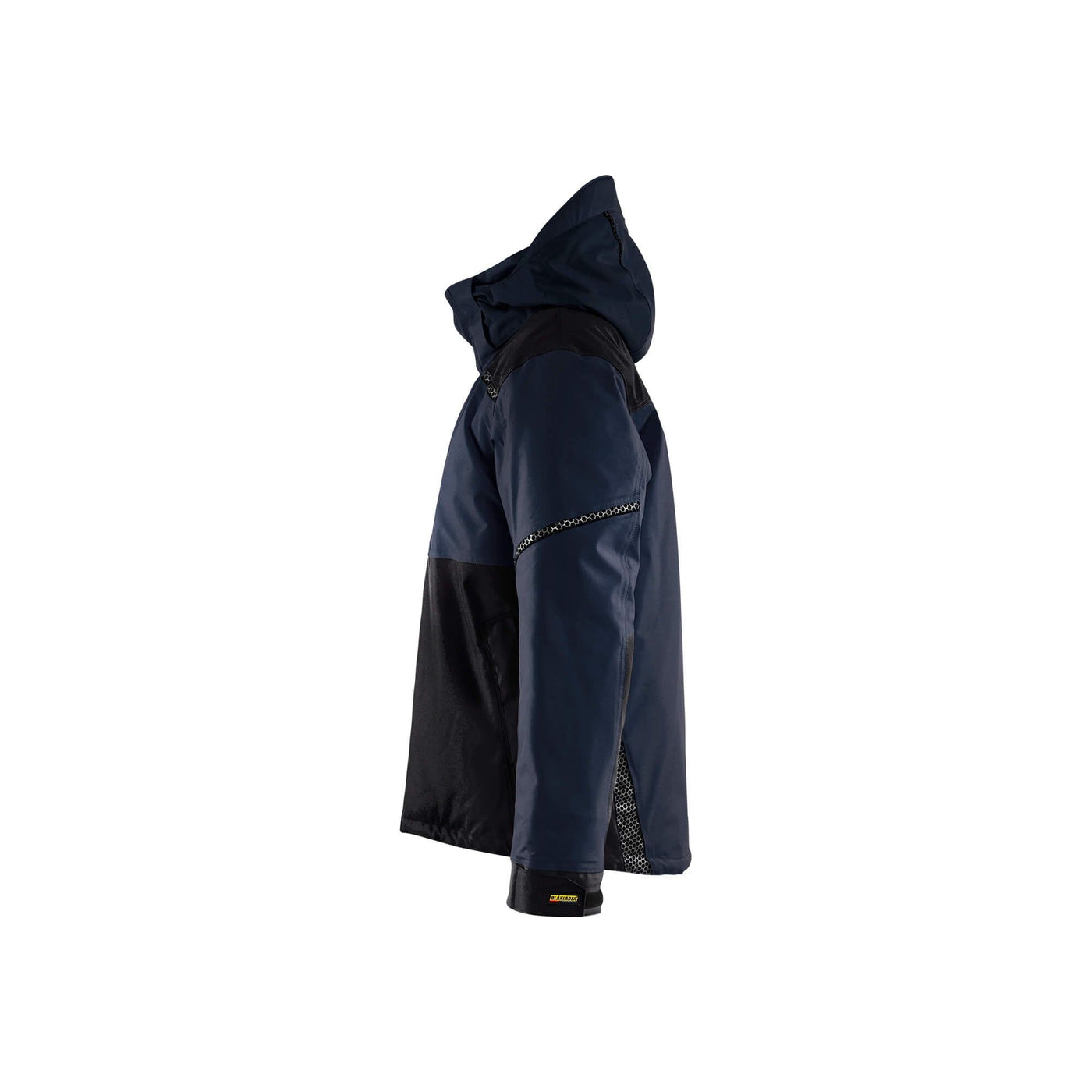 Blaklader 48811987 Workwear Winter Jacket Dark Navy Blue/Black Left #colour_dark-navy-black