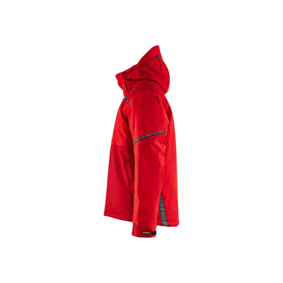 Blaklader 48811987 Workwear Winter Jacket Red/Dark Red Left #colour_red-dark-red