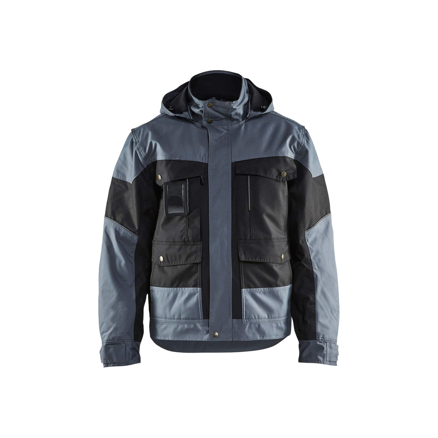 Blaklader 48861977 Workwear Winter Jacket Black/Grey Main #colour_black-grey