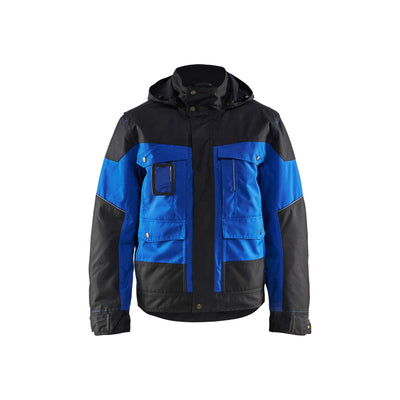 Blaklader 48861977 Workwear Winter Jacket Cornflower Blue/Black Main #colour_cornflower-blue-black