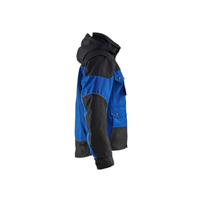Blaklader 48861977 Workwear Winter Jacket Cornflower Blue/Black Right #colour_cornflower-blue-black