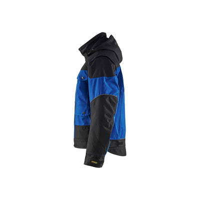 Blaklader 48861977 Workwear Winter Jacket Cornflower Blue/Black Left #colour_cornflower-blue-black