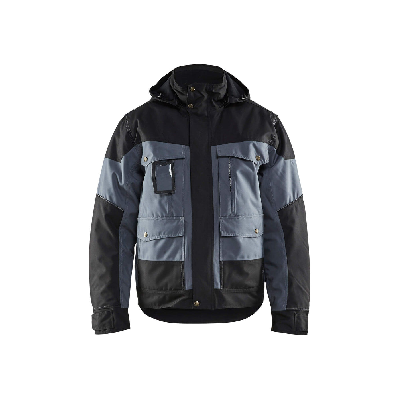 Blaklader 48861977 Workwear Winter Jacket Grey/Black Main #colour_grey-black