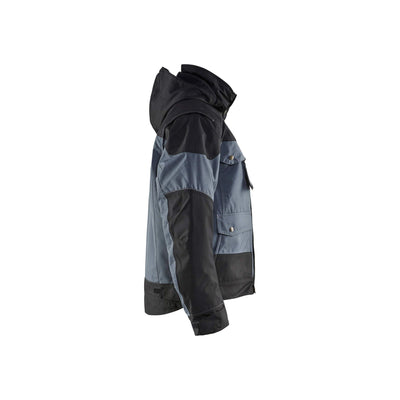 Blaklader 48861977 Workwear Winter Jacket Grey/Black Right #colour_grey-black