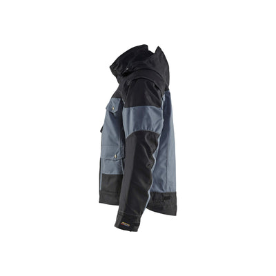 Blaklader 48861977 Workwear Winter Jacket Grey/Black Left #colour_grey-black