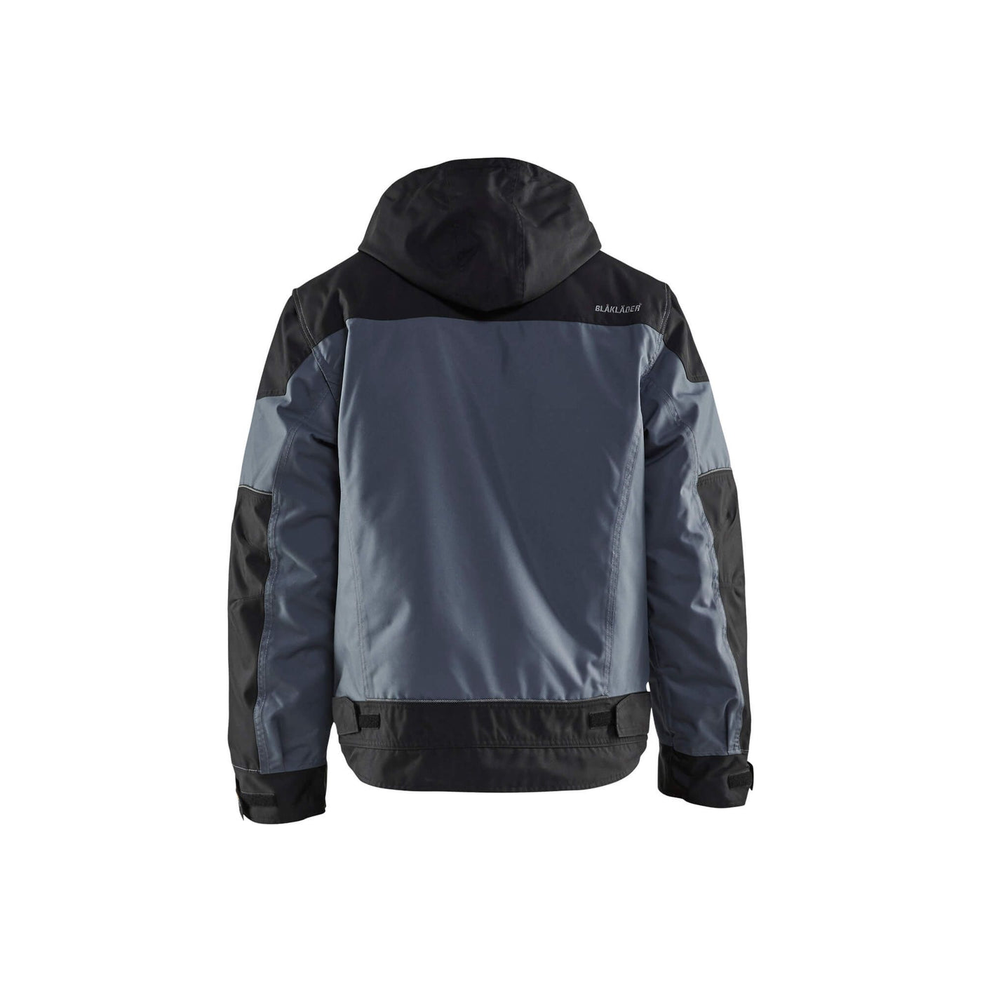 Blaklader 48861977 Workwear Winter Jacket Grey/Black Rear #colour_grey-black