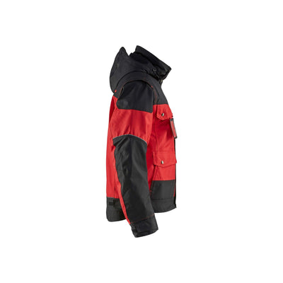 Blaklader 48861977 Workwear Winter Jacket Red/Black Right #colour_red-black