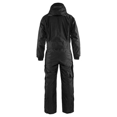 Blaklader 67851977 Workwear Winter Overalls Black Rear #colour_black