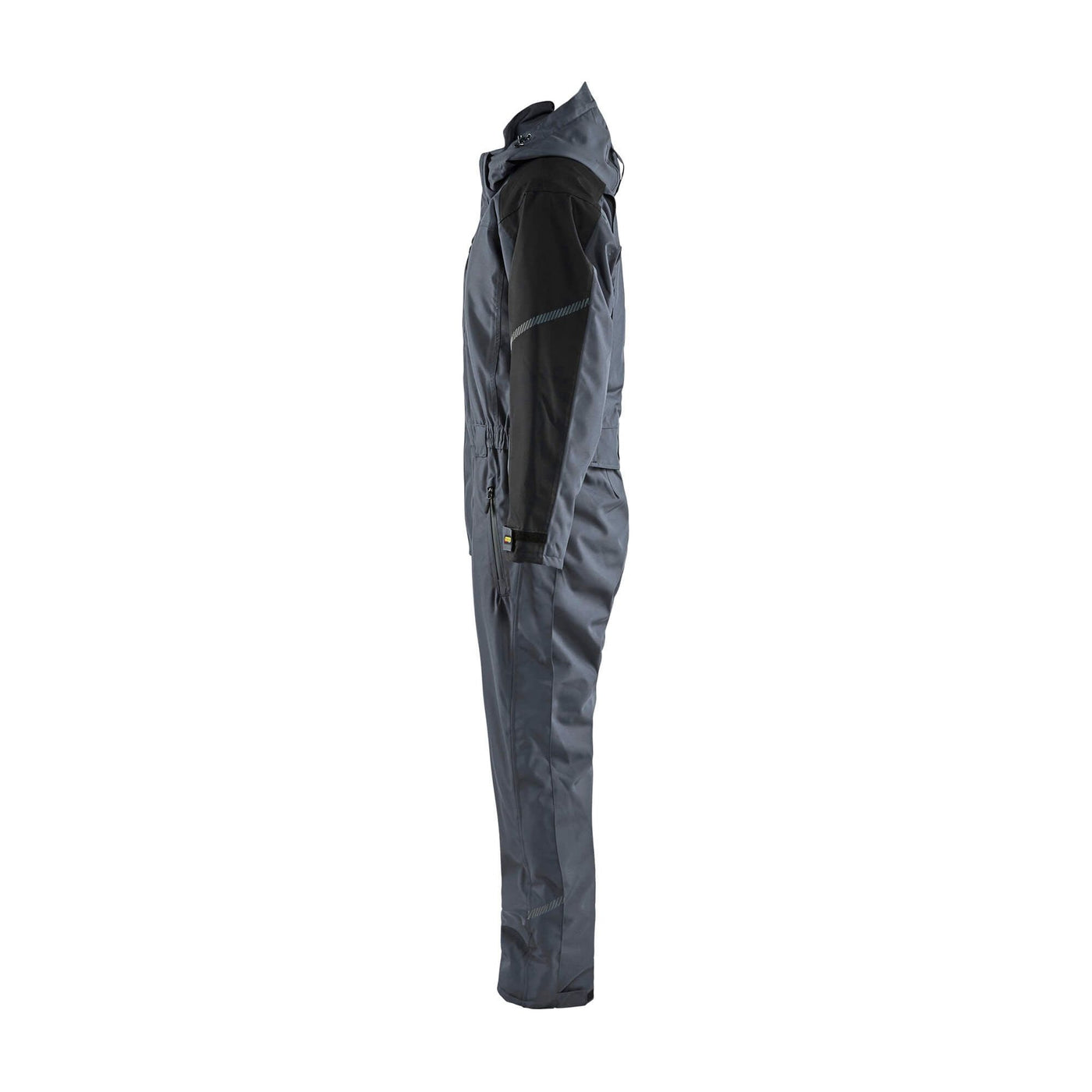 Blaklader 67851977 Workwear Winter Overalls Grey/Black Left #colour_grey-black