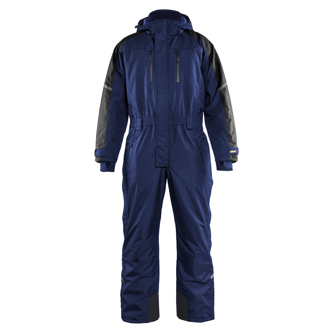 Blaklader 67851977 Workwear Winter Overalls Navy Blue/Black Main #colour_navy-blue-black