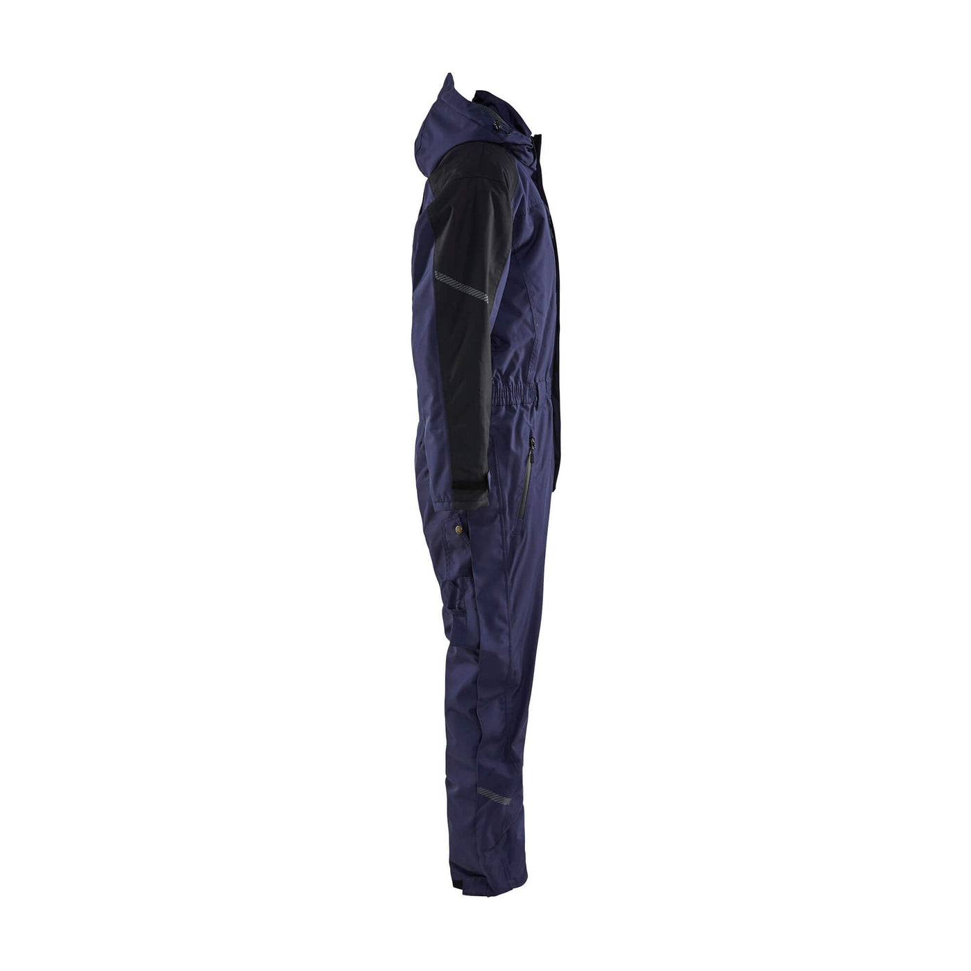 Blaklader 67851977 Workwear Winter Overalls Navy Blue/Black Right #colour_navy-blue-black