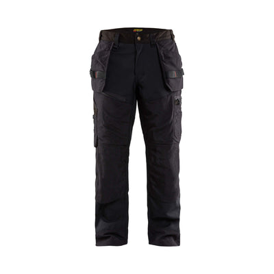 Blaklader X15002517 Craftsman Softshell Trousers 15002517 Black Main #colour_black