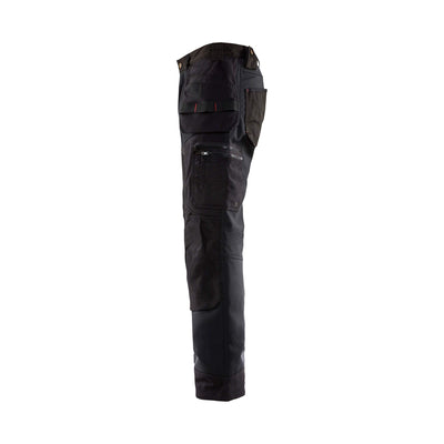 Blaklader X15002517 Craftsman Softshell Trousers 15002517 Black Left #colour_black