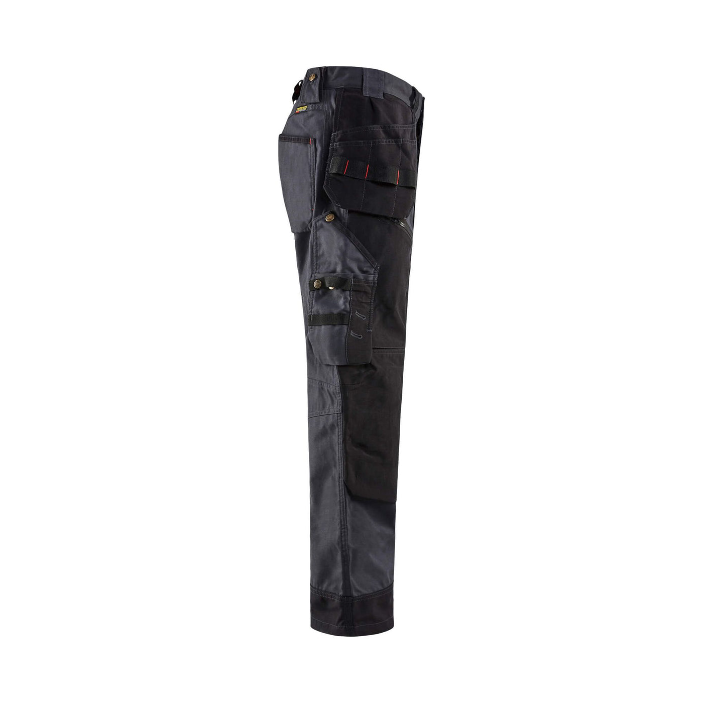 Blaklader X15001320 Craftsman Trousers Canvas Cotton 15001320 Steel Blue/Black Right #colour_steel-blue-black