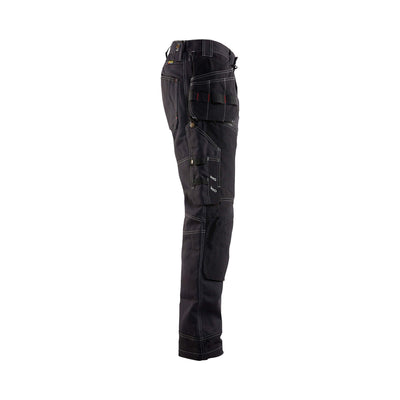 Blaklader X15001380 Craftsman Trousers Cordura Pockets Black 15001380 Black Right #colour_black