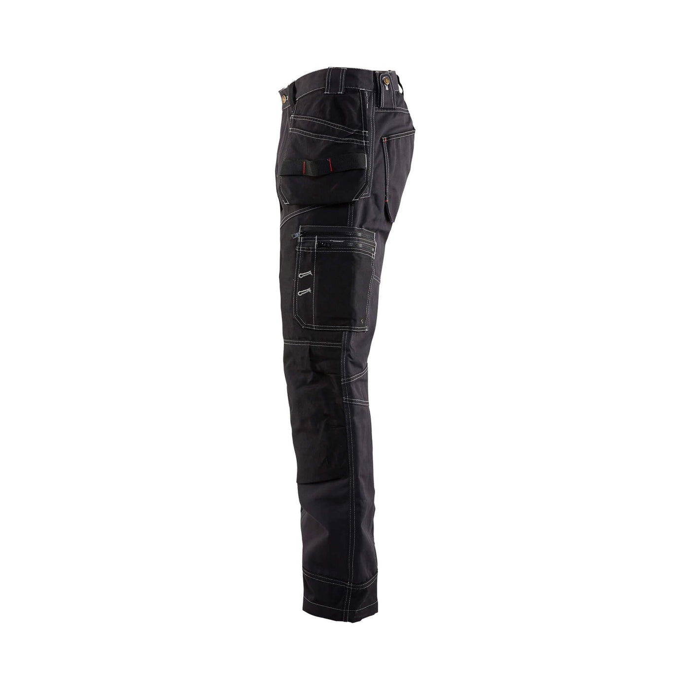 Blaklader X15001380 Craftsman Trousers Cordura Pockets Black 15001380 Black Left #colour_black