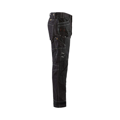 Blaklader X15001370 Craftsman Trousers Cotton 15001370 Black Right #colour_black