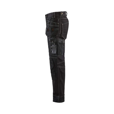 Blaklader X15001370 Craftsman Trousers Cotton 15001370 Black Left #colour_black