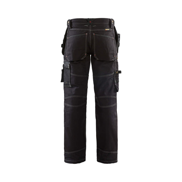 Blaklader X15001370 Craftsman Trousers Cotton 15001370 Black Rear #colour_black