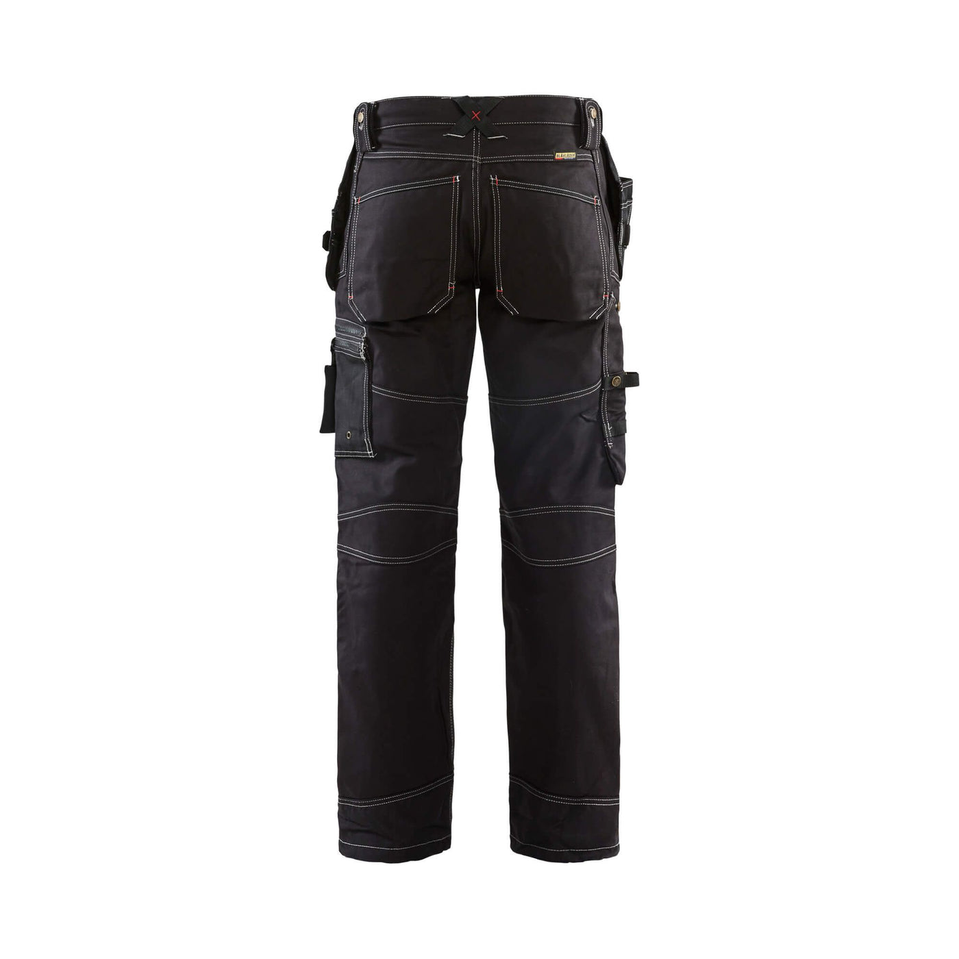 Blaklader X15001370 Craftsman Trousers Cotton 15001370 Black Rear #colour_black