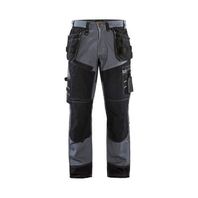 Blaklader X15001370 Craftsman Trousers Cotton 15001370 Grey/Black Main #colour_grey-black