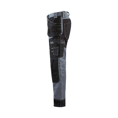Blaklader X15001370 Craftsman Trousers Cotton 15001370 Grey/Black Left #colour_grey-black