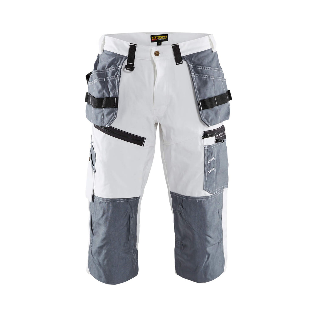 Blaklader X1500 Painters Pirate Trousers White 15111210 White/Grey Main #colour_white-grey