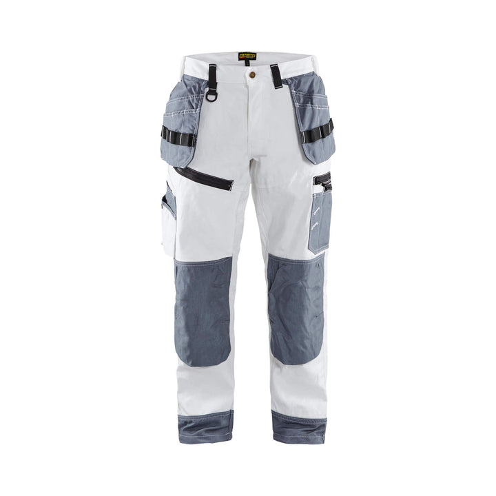 Blaklader X1500 Painters Trousers White 15101210 White/Grey Main #colour_white-grey