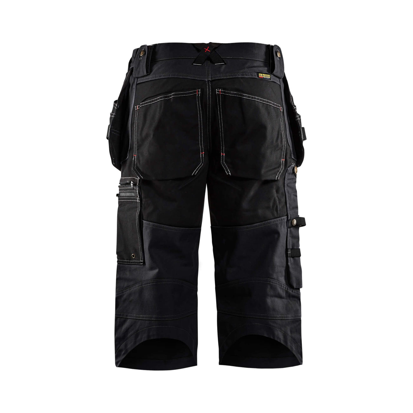 Blaklader X1500 Pirate Shorts Black 15011310 Black Rear #colour_black