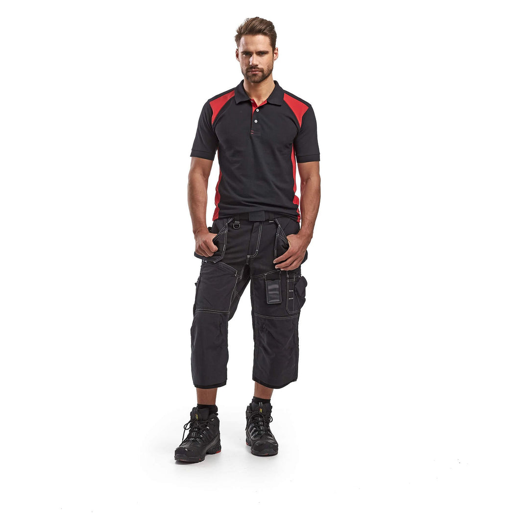 Blaklader X1500 Pirate Shorts Black 15011310 Mens Black Model#colour_Black