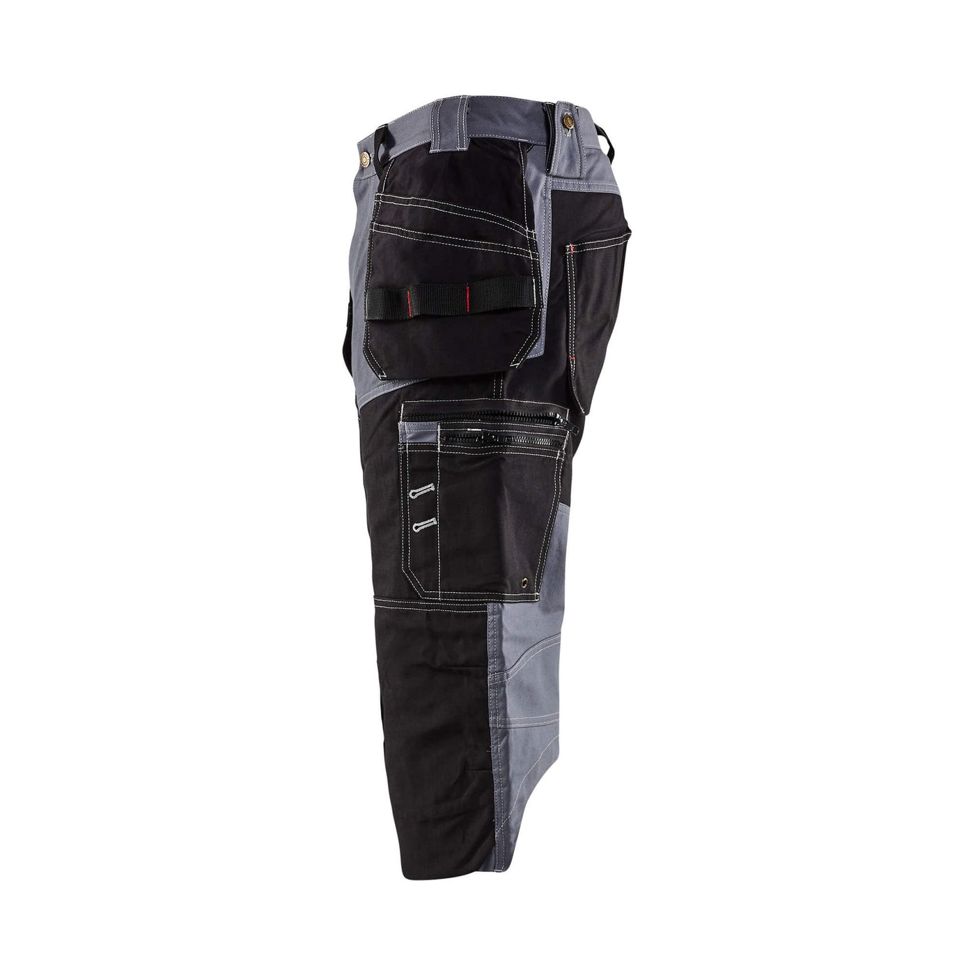 Blaklader X1500 Pirate Shorts Grey Black 15011370 Grey/Black Left #colour_grey-black