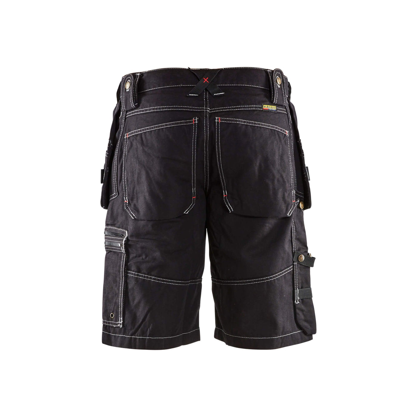 Blaklader X1500 Shorts Black 15021310 Black Rear #colour_black