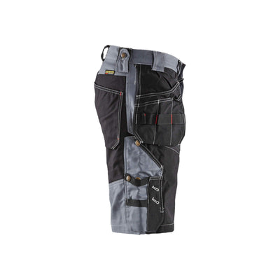 Blaklader X1500 Shorts Grey Black 15021370 Grey/Black Right #colour_grey-black