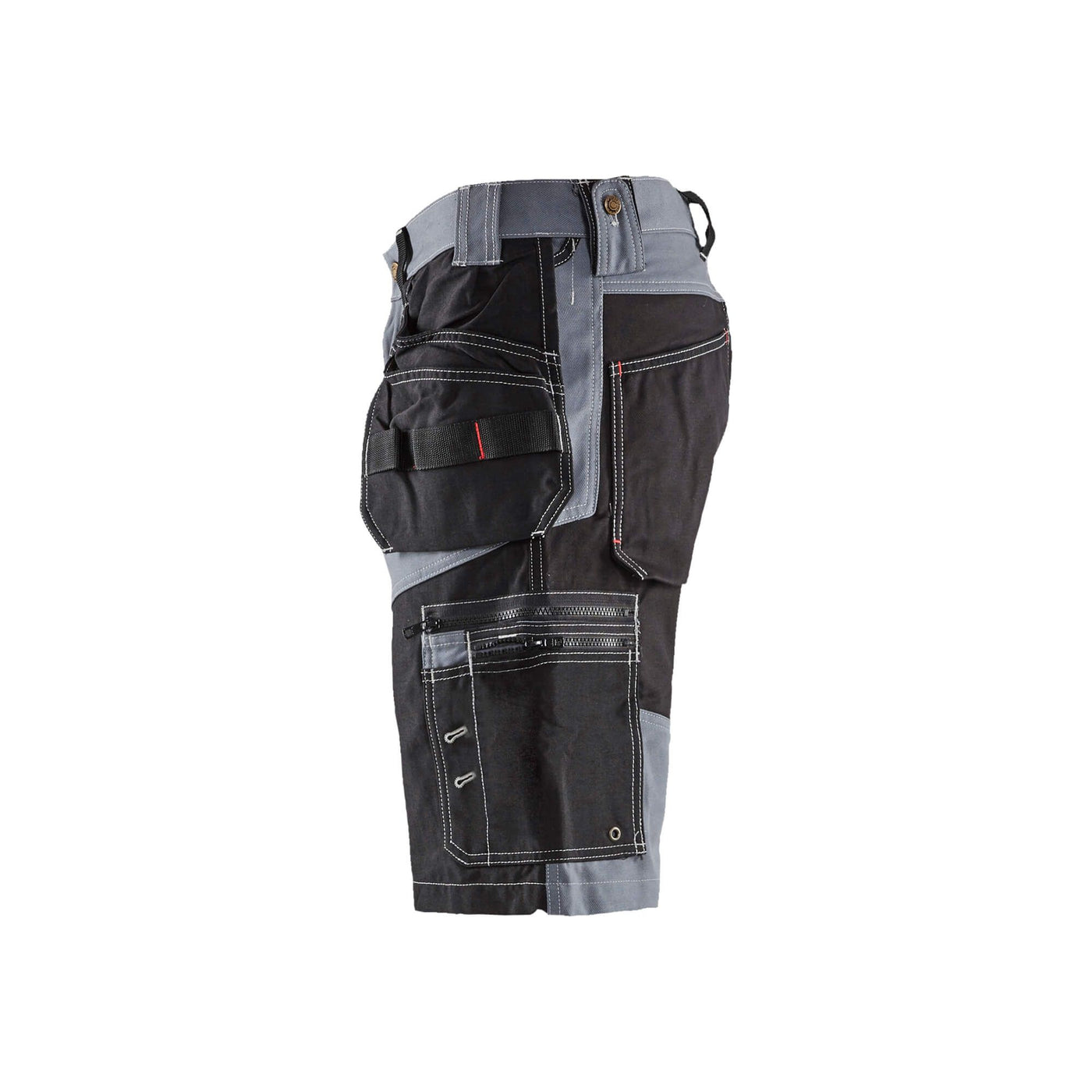 Blaklader X1500 Shorts Grey Black 15021370 Grey/Black Left #colour_grey-black
