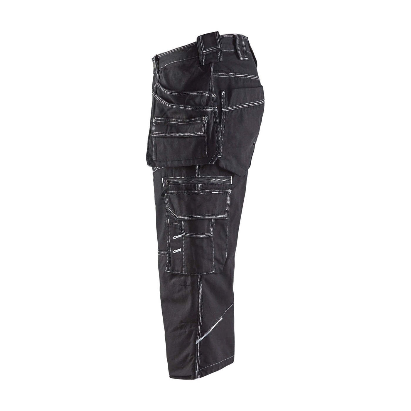 Blaklader X1900 Craftsman Pirate Shorts Black 19621310 Black Left #colour_black
