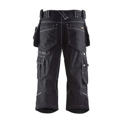 Blaklader X1900 Craftsman Pirate Shorts Black 19621310 Black Rear #colour_black