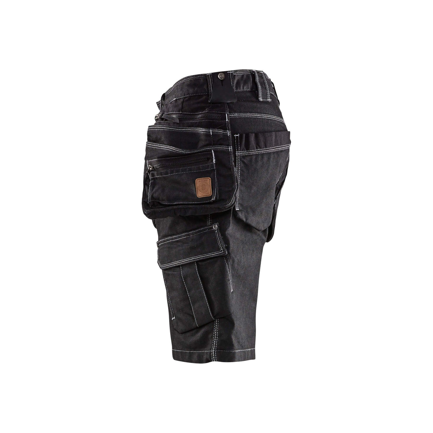 Blaklader X1900 Craftsman Shorts Stretch 19921141 Black Left #colour_black