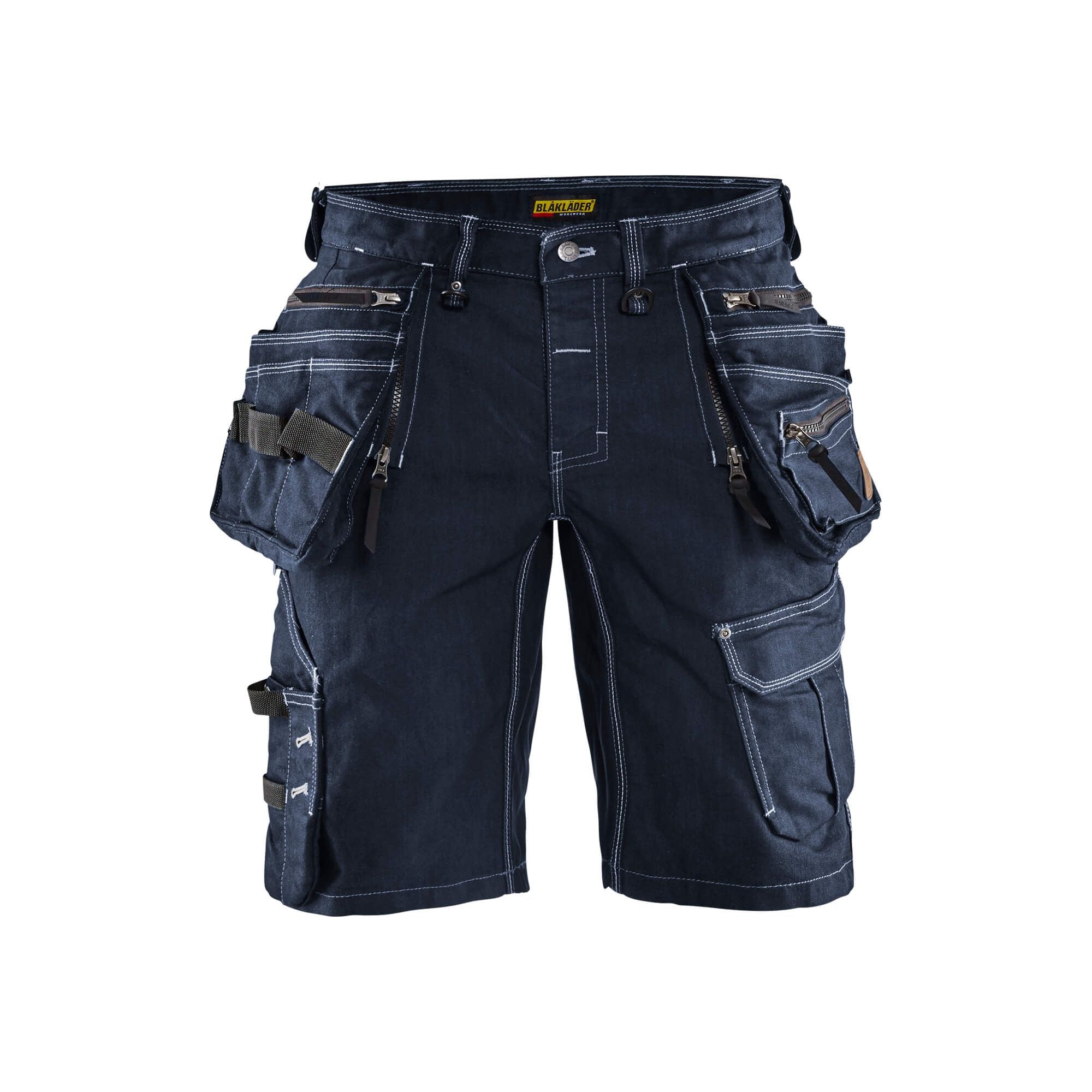 Blaklader X1900 Craftsman Shorts Stretch 19921141 Navy Blue/Black Main #colour_navy-blue-black