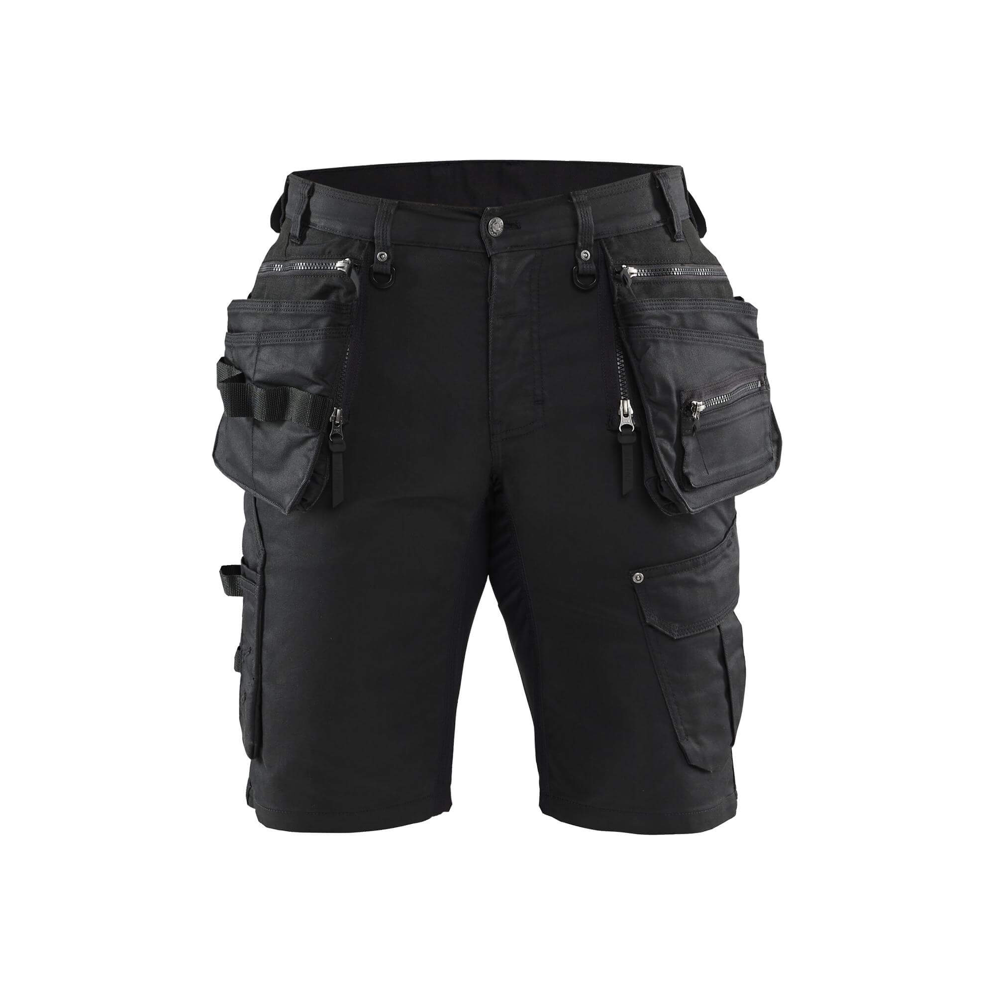 Blaklader X1900 Craftsman Shorts Stretch 19921141 Black Main #colour_black-black