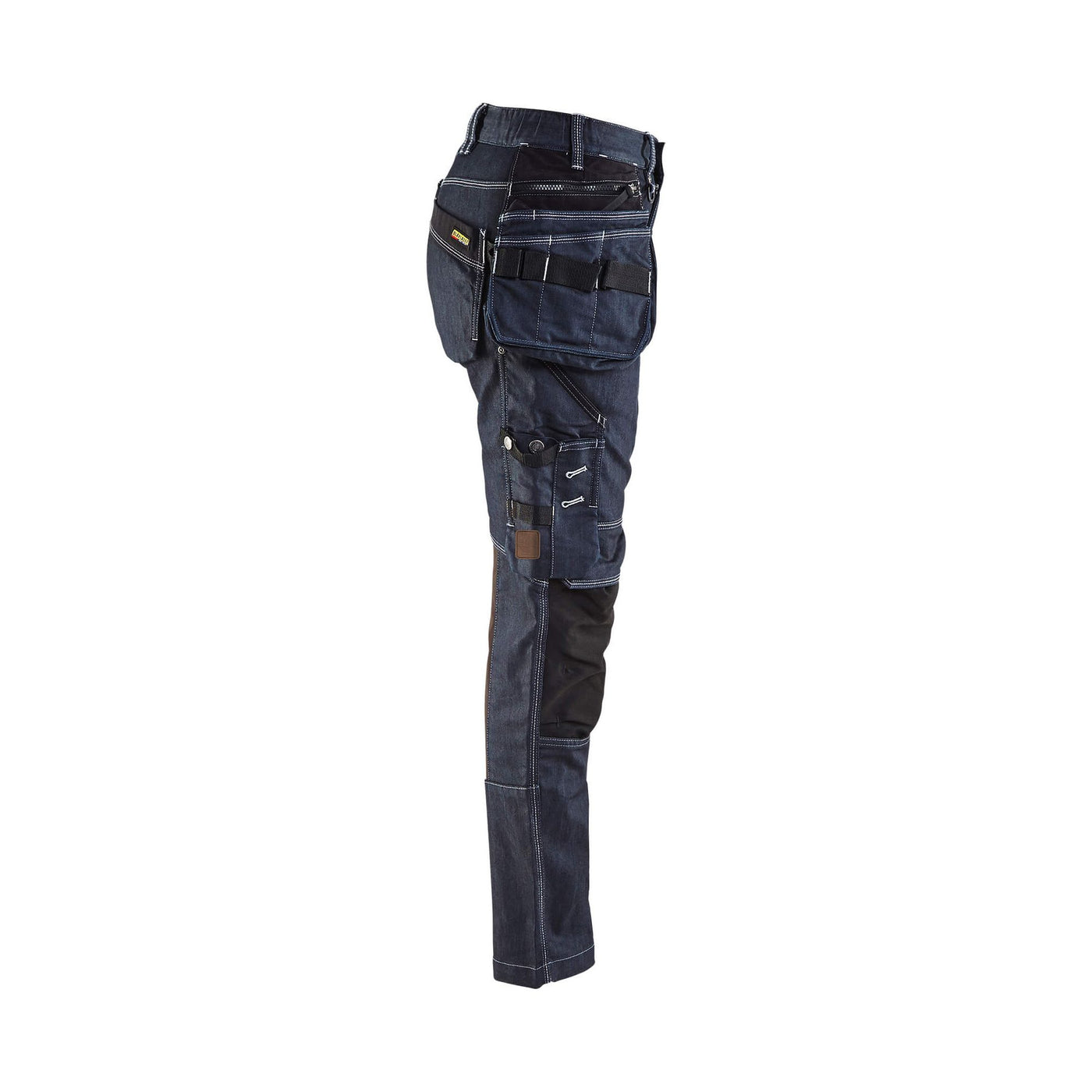 Blaklader X1900 Craftsman Trousers 79901141 Navy Blue/Black Right #colour_navy-blue-black