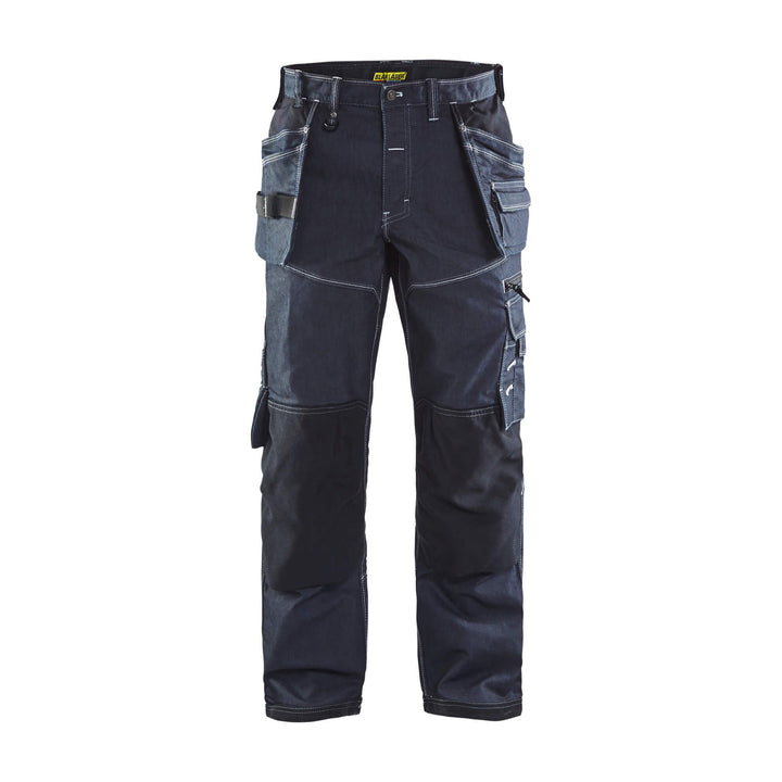 Blaklader X1900 Craftsman Trousers Stretch 19601141 Navy Blue/Black Main #colour_navy-blue-black