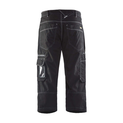 Blaklader X1900 Pirate Shorts 19581845 Black Rear #colour_black