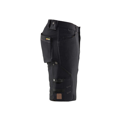 Blaklader X1900 Shorts Craftsman 4-Way-Stretch 19871644 Black Right #colour_black
