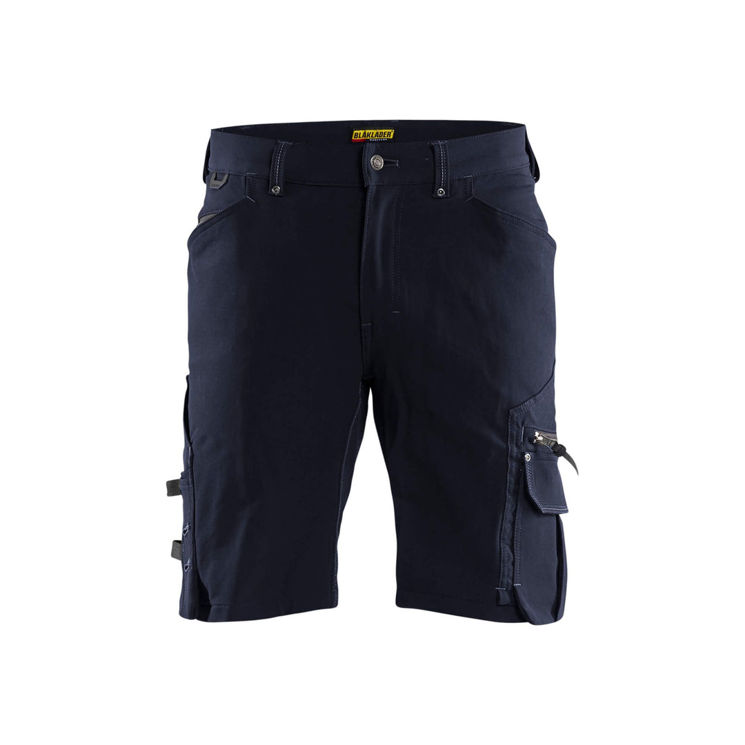 Blaklader X1900 Shorts Craftsman 4-Way-Stretch 19871644 Dark Navy Blue/Black Main #colour_dark-navy-black