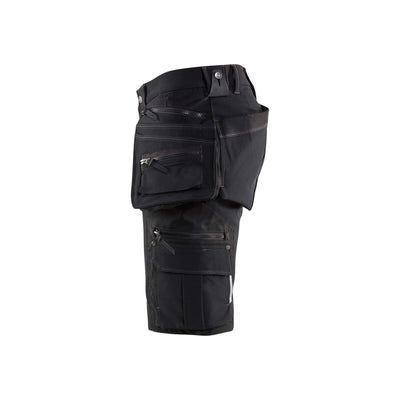 Blaklader X1900 Shorts Craftsman 4-Way-Stretch 19881644 Black Left #colour_black