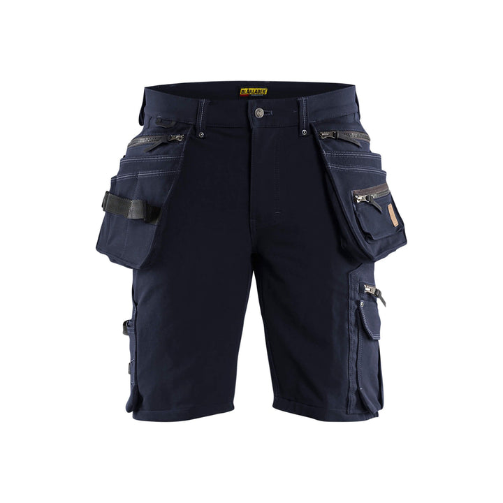 Blaklader X1900 Shorts Craftsman 4-Way-Stretch 19881644 Dark Navy Blue/Black Main #colour_dark-navy-blue-black