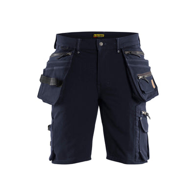 Blaklader X1900 Shorts Craftsman 4-Way-Stretch 19881644 Dark Navy Blue/Black Main #colour_dark-navy-black