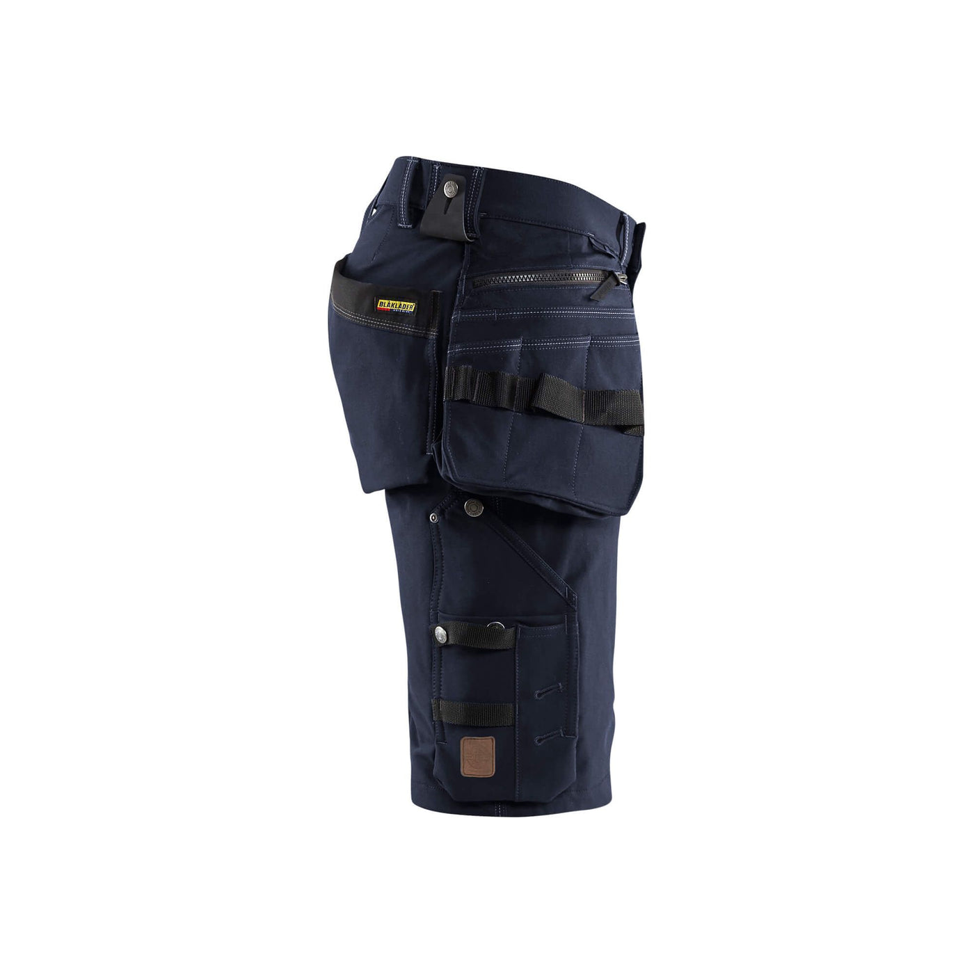 Blaklader X1900 Shorts Craftsman 4-Way-Stretch 19881644 Dark Navy Blue/Black Right #colour_dark-navy-blue-black